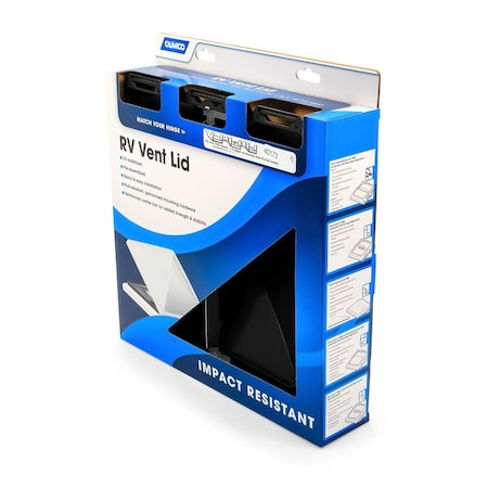 Camco VENT LID, JENSEN METAL BASE 94 UP, BLACK 40173